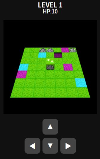 サイコロマッチパズル プレイ画面