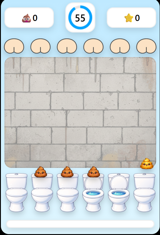 装飾後のゲーム画面